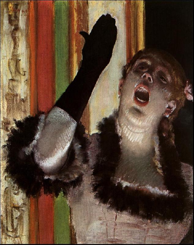 Edgar Degas Singer With a Glove Sweden oil painting art